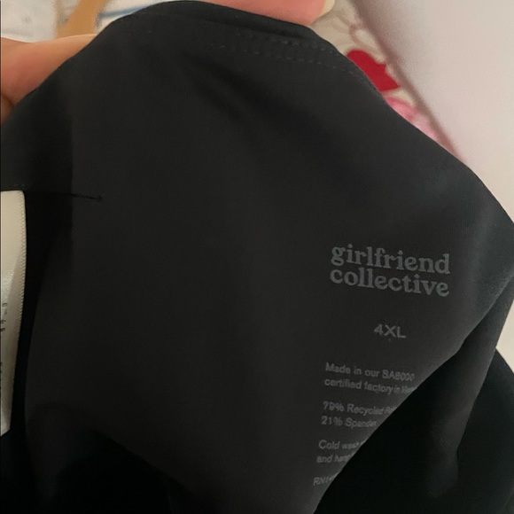 NWT Girlfriend Collective Black High Rise Bike Short Sz 4XL - Picture 9 of 10